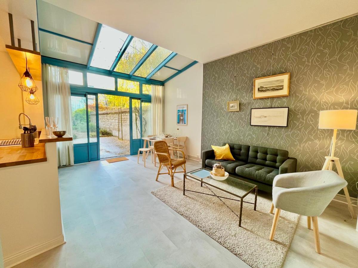 Apartament Le Jardin Des Sacres - Hypercentre Cathedrale Reims Zewnętrze zdjęcie